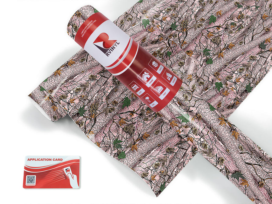 forest pink camouflage Craft Vinyl Roll