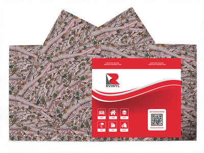 forest pink camouflage Craft Vinyl Sheet Pack