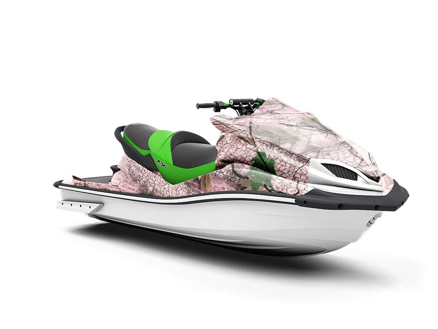 Forest Pink Camouflage Jet Ski Vinyl Customized Wrap