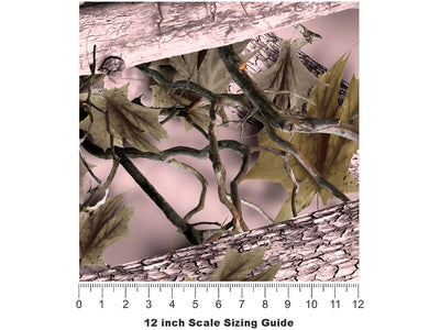 Forest Pink Camouflage Vinyl Film Pattern Size 12 inch Scale~Rwraps Forest Pink Camouflage Sizing Chart~2