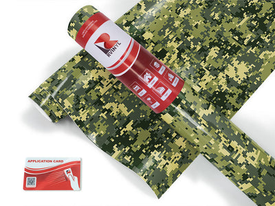 forest pixel camouflage Craft Vinyl Roll