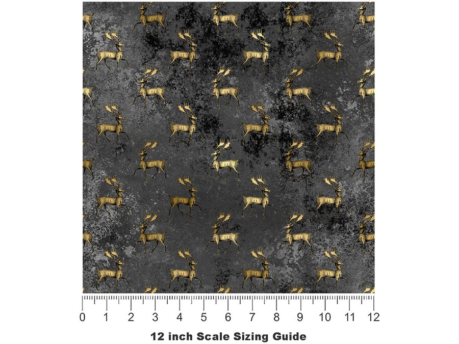 Forest Spirit Gothic Vinyl Film Pattern Size 12 inch Scale~Rwraps Forest Spirit Gothic Sizing Chart~2