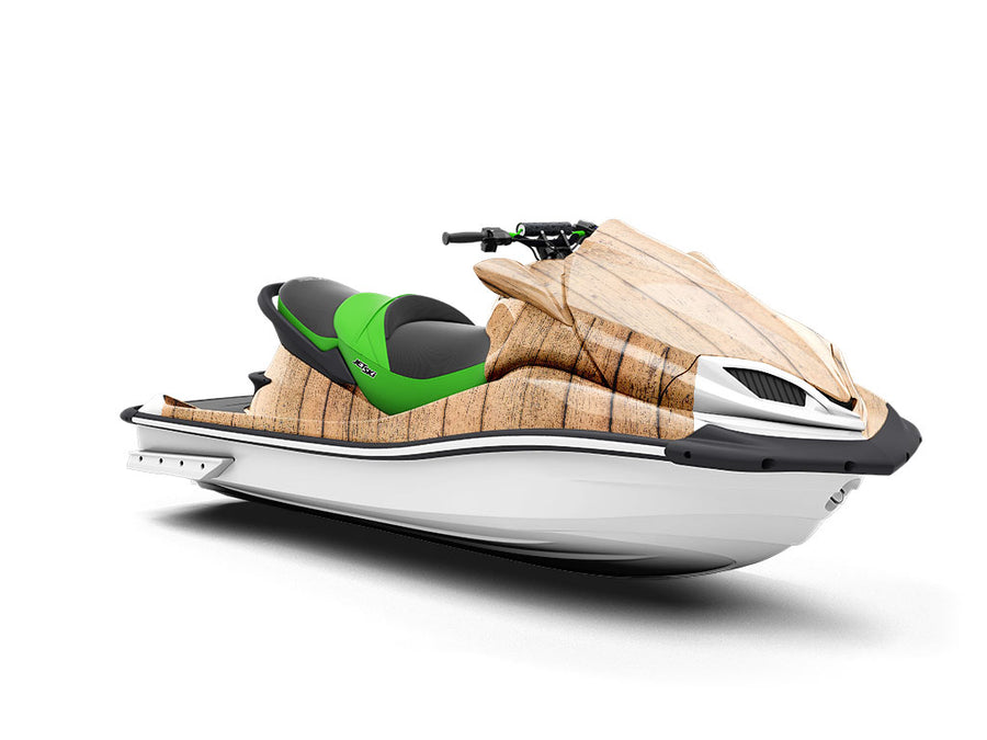 Forest Stain Wood Plank Jet Ski Vinyl Customized Wrap