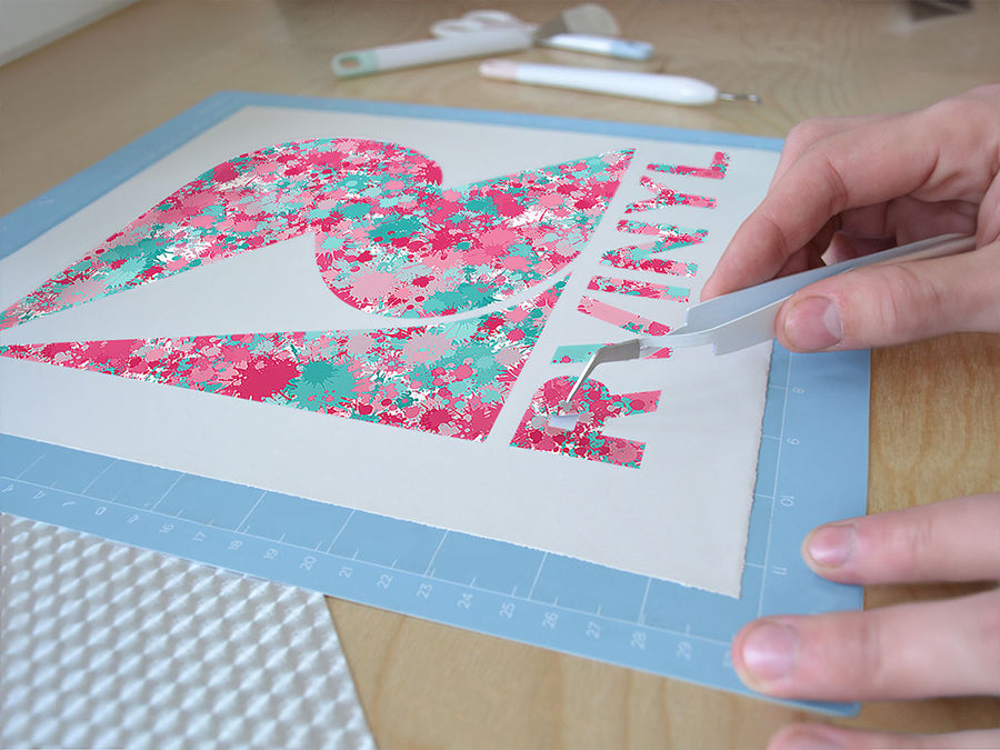 forever young paint splatter Easy Weed Craft Vinyl