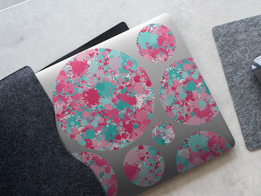 forever young paint splatter DIY Laptop Stickers