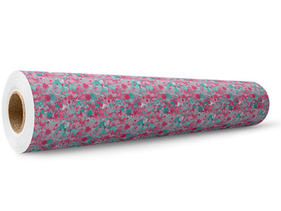 Forever Young Paint Splatter Wrap Film Wholesale Roll~Rwraps Series 914 Digitally Printed Vinyl Roll~5