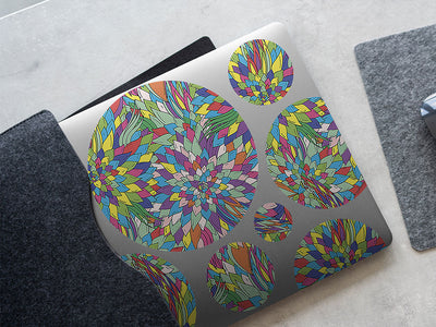 forgotten words floral DIY Laptop Stickers