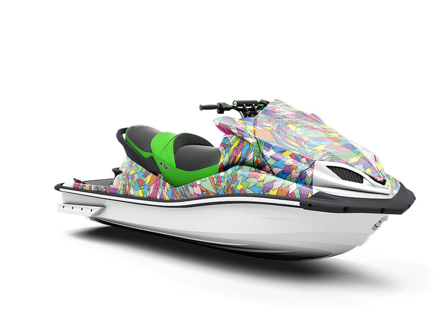 Forgotten Words Floral Jet Ski Vinyl Customized Wrap