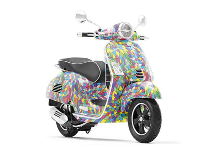 Forgotten Words Floral Vespa Scooter Wrap Film