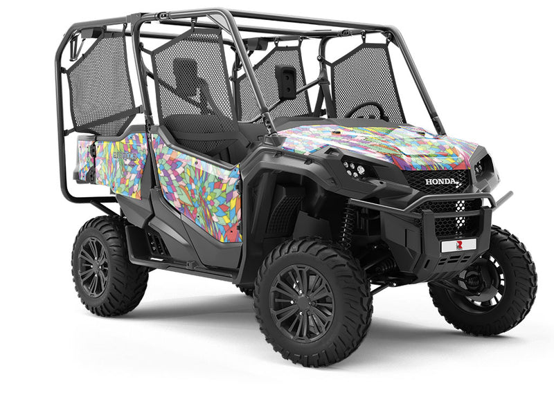 Forgotten Words Floral Utility Vehicle Vinyl Wrap