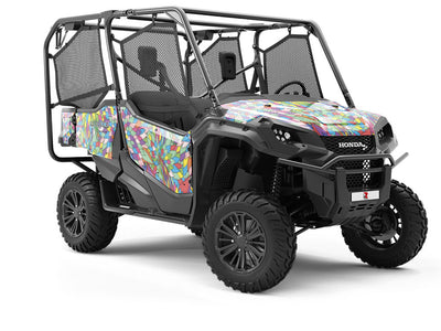 Forgotten Words Floral Utility Vehicle Vinyl Wrap