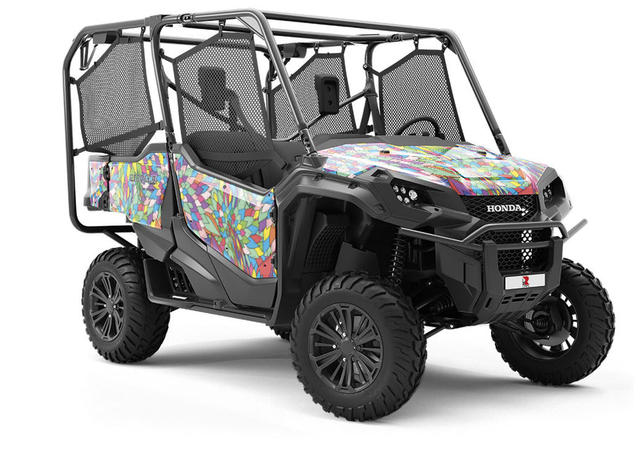 Forgotten Words Floral Utility Vehicle Vinyl Wrap