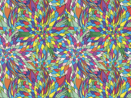 Forgotten Words Floral Vinyl Wrap Pattern~Rwraps Series 914 Digitally Printed Vinyl Wrap~0