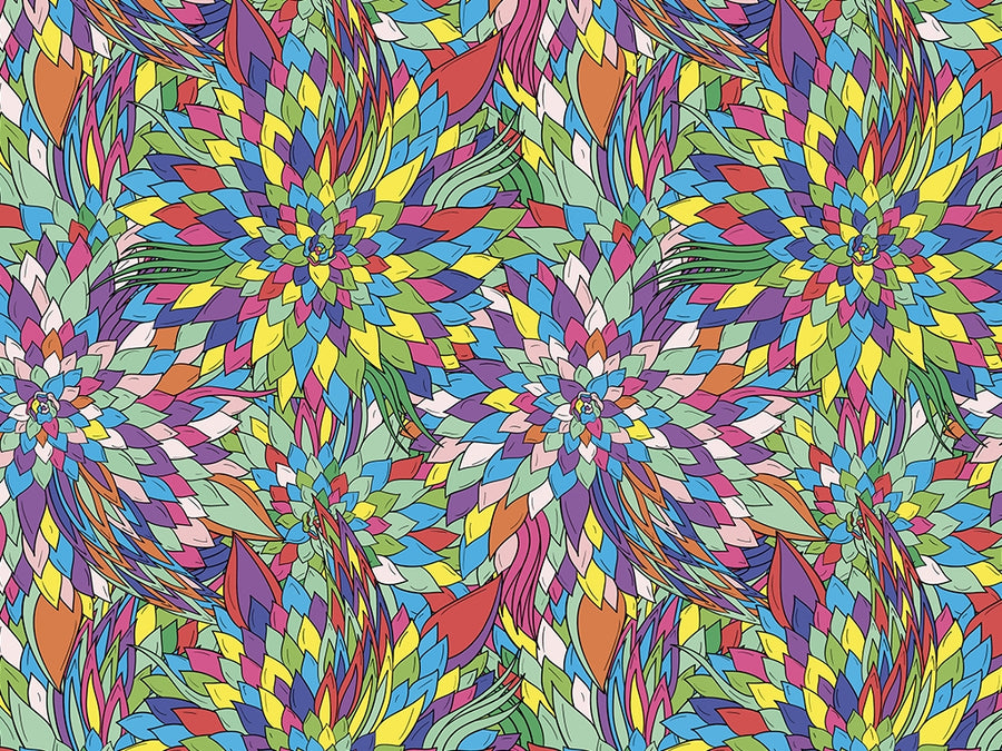 Forgotten Words Floral Vinyl Wrap Pattern~Rwraps Series 914 Digitally Printed Vinyl Wrap~0