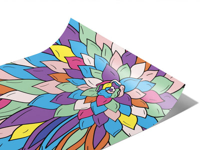 Forgotten Words Floral Vinyl Wraps~Rwraps Series 914 Digitally Printed Vinyl Wrap~0