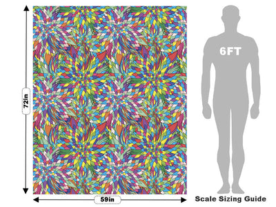 Forgotten Words Floral Vehicle Wrap Scale~Rwraps Series 914 Forgotten Words Floral Measurements~1