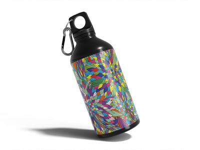 forgotten words floral Water Bottle DIY Stickers