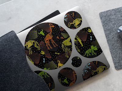 fossil faction dinosaur DIY Laptop Stickers