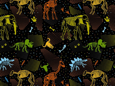 Fossil Faction Dinosaur Vinyl Wrap Pattern~Rwraps Series 914 Digitally Printed Vinyl Wrap~0