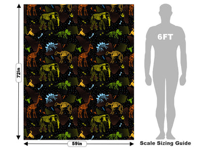 Fossil Faction Dinosaur Vehicle Wrap Scale~Rwraps Series 914 Fossil Faction Dinosaur Measurements~1