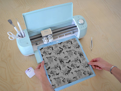fossil graffiti camouflage Cricut Compatible Vinyl
