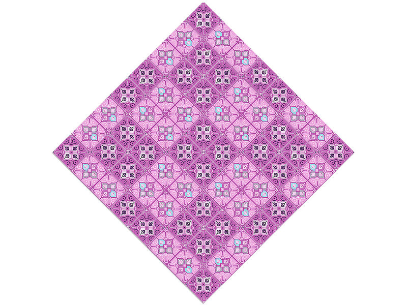 Foxglove Tile Vinyl Wrap Pattern