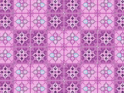 Foxglove Tile Vinyl Wrap Pattern~Rwraps Series 914 Digitally Printed Vinyl Wrap~0