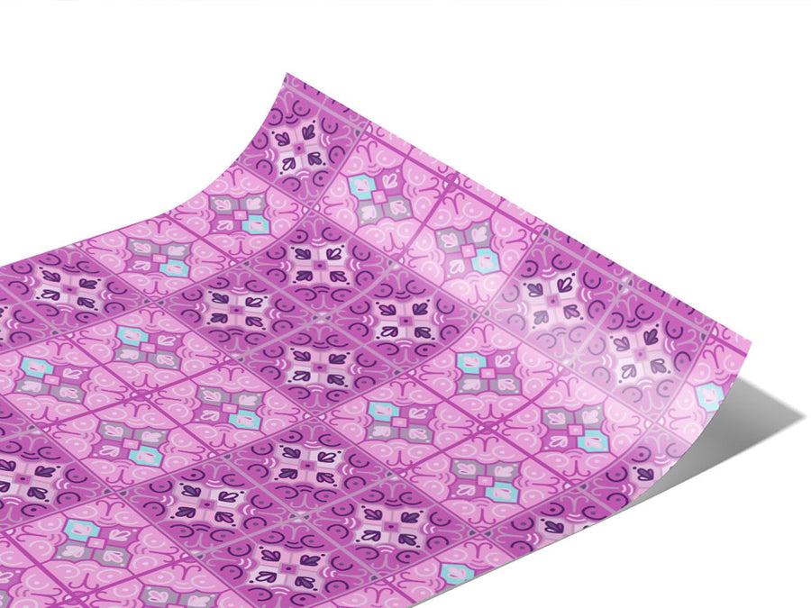 Foxglove Tile Vinyl Wraps~Rwraps Series 914 Digitally Printed Vinyl Wrap~1