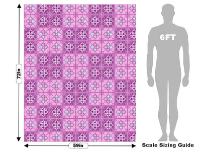 Foxglove Tile Vehicle Wrap Scale~Rwraps Series 914 Foxglove Tile Measurements~2