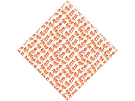Foxy Frenzy Animal Vinyl Wrap Pattern