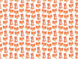 Foxy Frenzy Animal Vinyl Wrap Pattern~Rwraps Series 914 Digitally Printed Vinyl Wrap~0