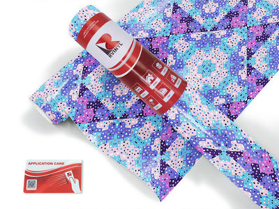 fragile glass abstract geometric Craft Vinyl Roll