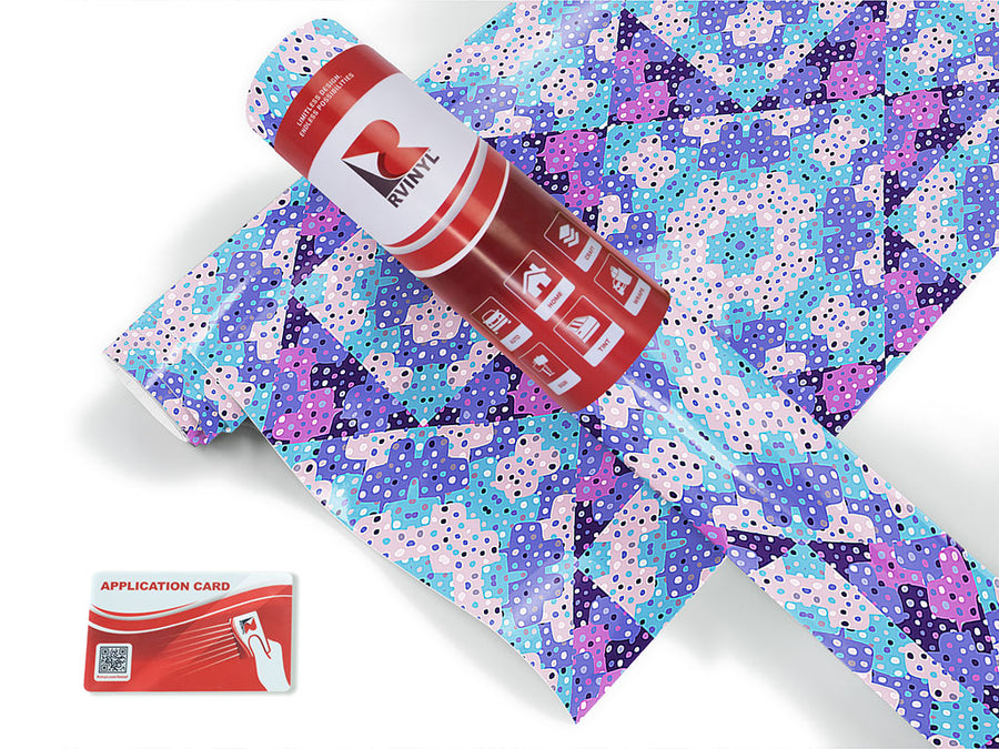fragile glass abstract geometric Craft Vinyl Roll