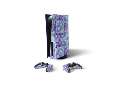 fragile glass abstract geometric Sony PS5 DIY Skin