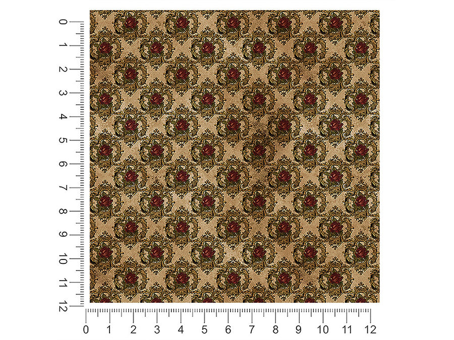framed roses gothic 1ft x 1ft Craft Sheets