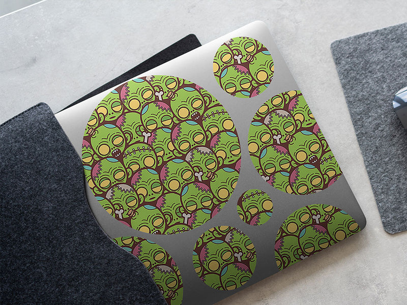 frankenstein dreaming horror DIY Laptop Stickers