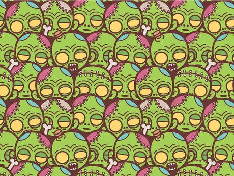 Frankenstein Dreaming Zombie Vinyl Wrap Pattern~Rwraps Series 914 Digitally Printed Vinyl Wrap~0
