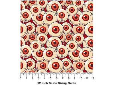 Frankenstein Eyes Zombie Vinyl Film Pattern Size 12 inch Scale~Rwraps Frankenstein Eyes Zombie Sizing Chart~2