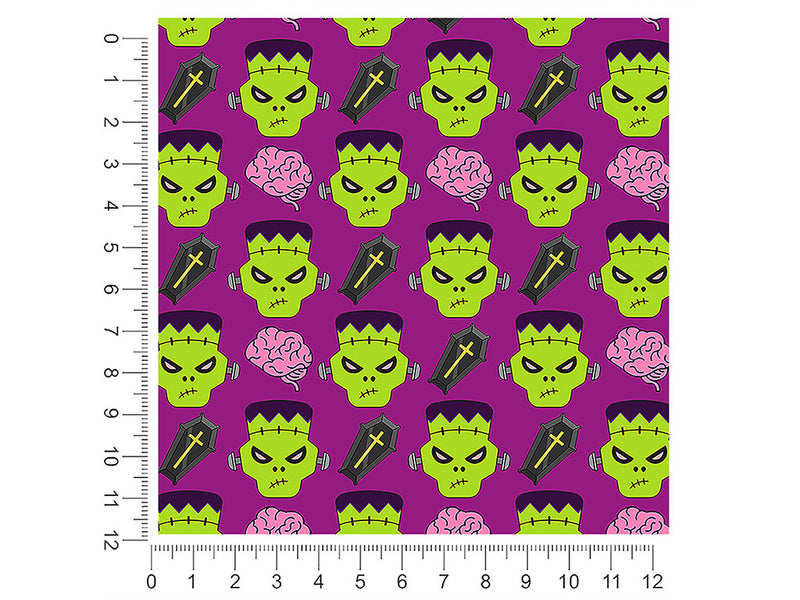 frankenstein revenge halloween 1ft x 1ft Craft Sheets