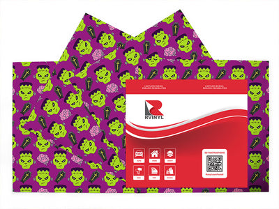 frankenstein revenge halloween Craft Vinyl Sheet Pack
