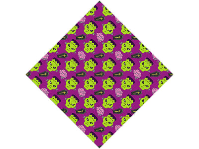 Frankenstein Revenge Halloween Vinyl Wrap Pattern