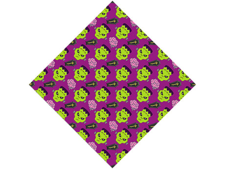 Frankenstein Revenge Halloween Vinyl Wrap Pattern