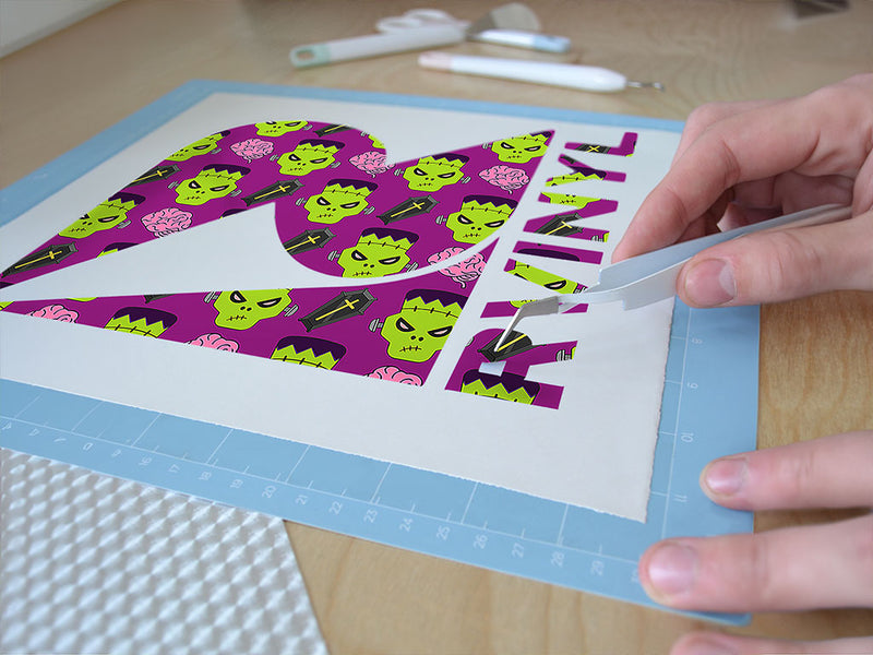 frankenstein revenge halloween Easy Weed Craft Vinyl
