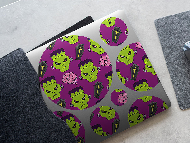 frankenstein revenge halloween DIY Laptop Stickers