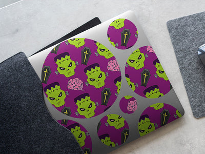 frankenstein revenge halloween DIY Laptop Stickers