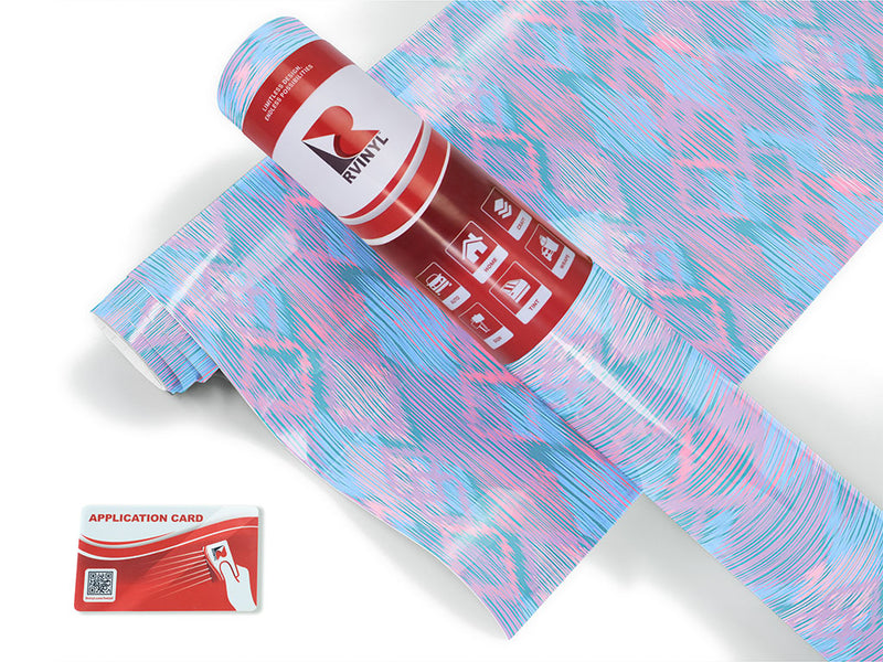 frayed edges argyle Craft Vinyl Roll