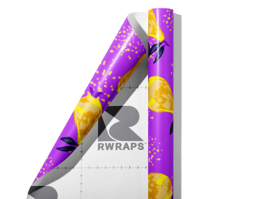 Freckled Forelle Fruit Wrap Film Sheets~Rwraps Series 914 Freckled Forelle Fruit Scrolled Sheet~3