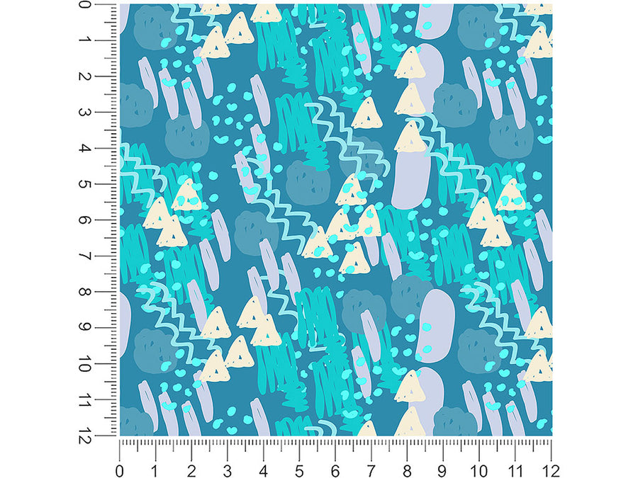 fred jones abstract geometric 1ft x 1ft Craft Sheets