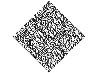 Free Spirit Graffiti Vinyl Wrap Pattern