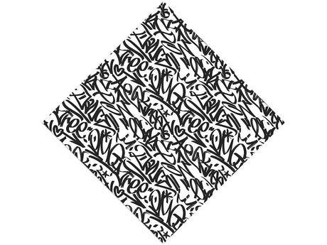Free Spirit Graffiti Vinyl Wrap Pattern